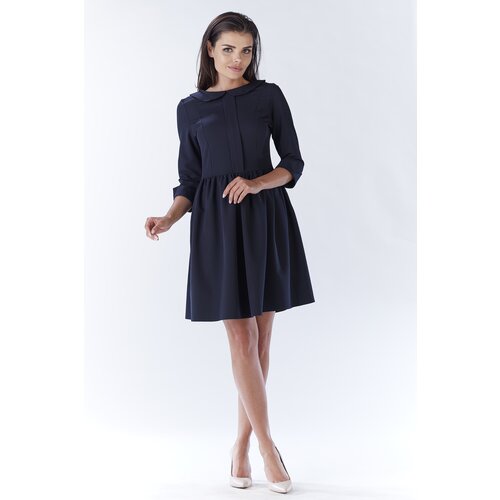 Awama Woman's Dress A183 Navy Blue Cene