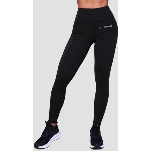 GymBeam Ženske tajice za trčanje Pulse Black Slike