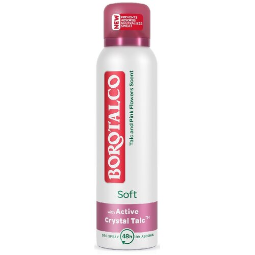 Borotalco Soft Talc & Pink Flower dezodorans u spreju bez alkohola 150 ml Cijene