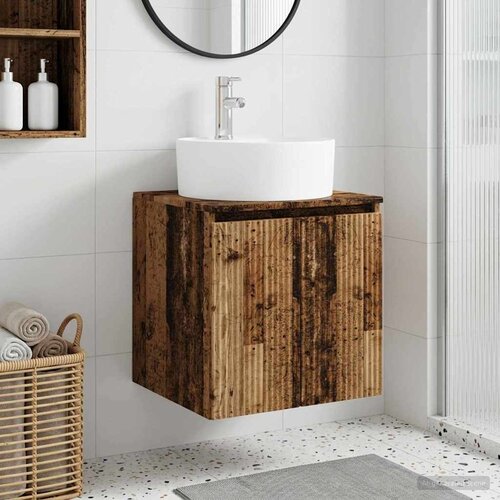  Umivaonik s policom Staro drvo 49,5 x 44,5 x 65 cm Cene