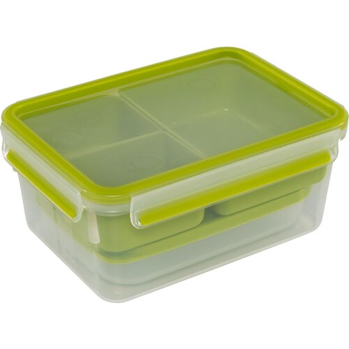 Emsa Clip&amp;amp;Go Food Storage Box green 2,3 L Slike