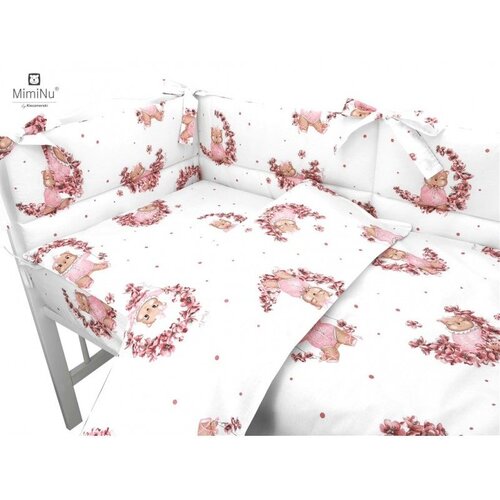 MimiNu Posteljina set 5 elem. Betty (za krevetić 120x60 cm) Cijene