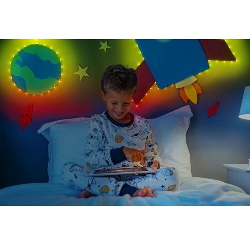 TWINKLY LED trak Dots (RGB, 20 m, črn) Slike