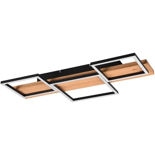  Črna/v naravni barvi LED zatemnitvena stropna svetilka 34x65 cm Harper Slike