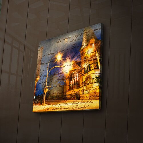 Wallity Zidna slika sa LED osvjetljenjem 4040IACT-30, 40x40 cm Cene
