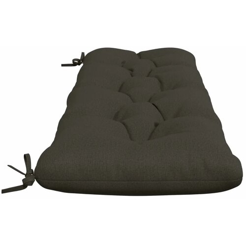 Jastučić za klupu VIANEN 100% poliester Antracit - Antracit 150 x 40 x 12 cm Slike