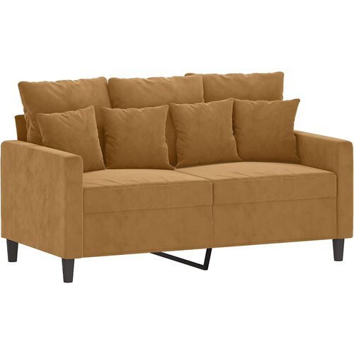  3-dijelni set sofa s jastucima smeđi bar&amp;scaron;unasti Slike