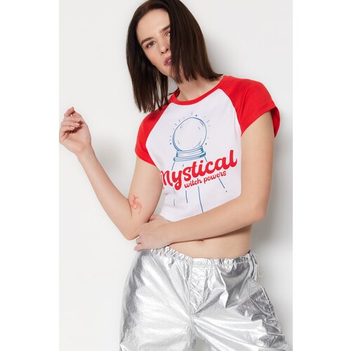Trendyol T-Shirt - White - Slim fit Slike