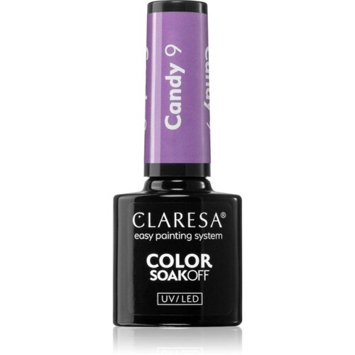 Claresa SoakOff UV/LED Color Candy gel lak za nohte odtenek 9 5 g Slike