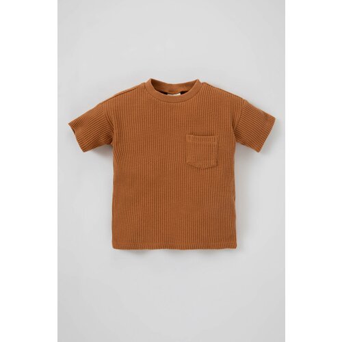 Defacto Baby Boy Regular Fit Waffle Short Sleeve T-Shirt Slike