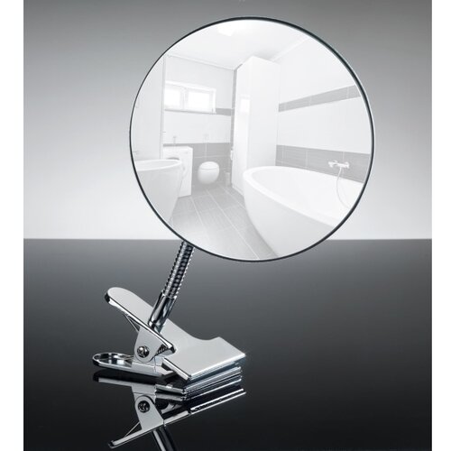 Wenko 22195100 - Kozmetičko ogledalo CLIP 15x27 cm sjajni hrom Slike