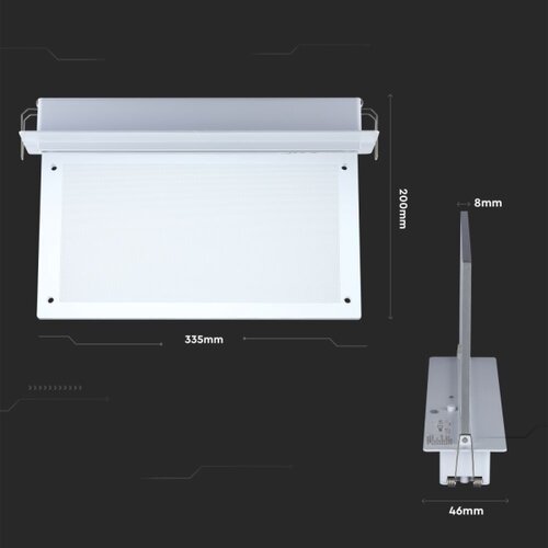  led svetlo za izlaz u nuždi LED/2W/230V 6000K Slike