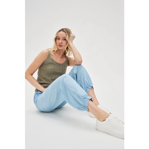 Marisse Women&amp;#039;s Trousers L-Sp-4620 Blue Slike