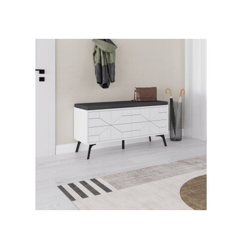 Hanah home cipelarnik dune bench white Cene