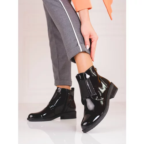 SHELOVET Elegant women's flat-heeled ankle boots Shelovet