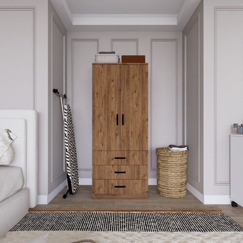Hanah home easy 1600-57 atlantic pine wardrobe Cene