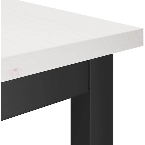  Klupa za blagovanje Bijelo 100 x 32,5 x 49 cm Slike