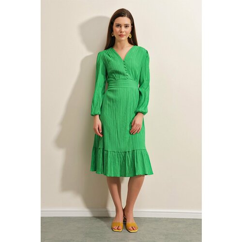 Bigdart Dress - Green - A-line Cene