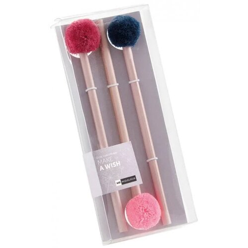 Apli set od 3 olovke pompom - Wish ( MR11848 ) Cene
