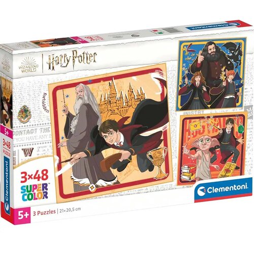 Clementoni Harry Potter 3x48 komada Supercolor puzzle - Cene
