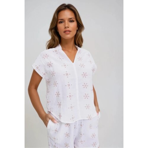 Marisse White Cotton Shirt Slike