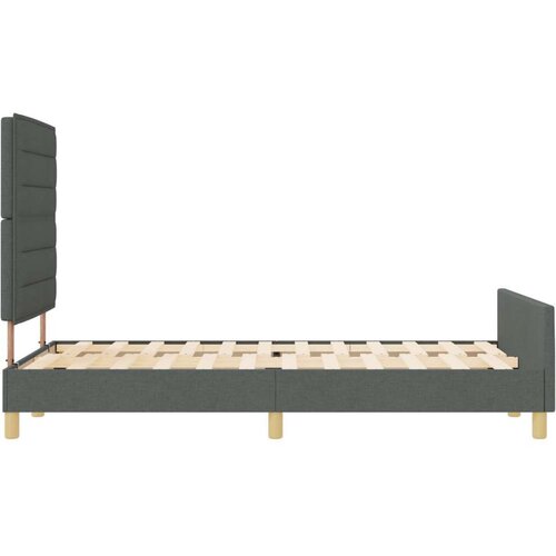  Tamno sivi okvir kreveta 140x200 cm Slike