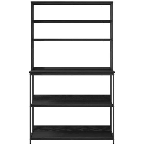 Kuhinjska polica Crni hrast 100 x 40 x 168 cm Konstruirano drvo Slike