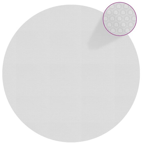 vidaXL Plavajoča PE solarna folija za bazen 381 cm siva Cene