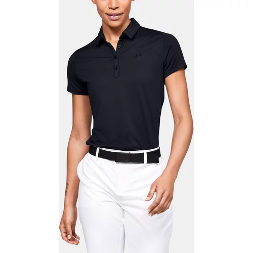 Under Armour T-Shirt Zinger Short Sleeve Polo-BLK - Women