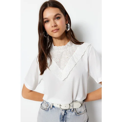 Trendyol Blouse - White - Regular fit