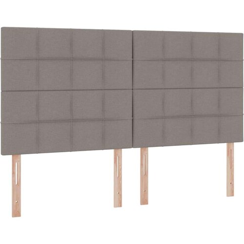  Krevet s od storage Sivo-smeđa 180 x 200 cm Lažna koža Slike