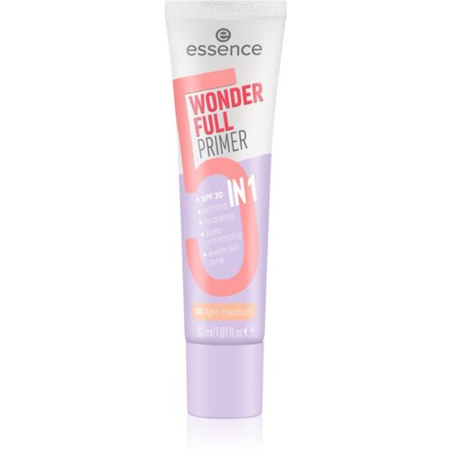 Essence WONDER FULL tonirana podlaga za pod make-up 5 v 1 odtenek 10 Light Medium 30 ml Cene
