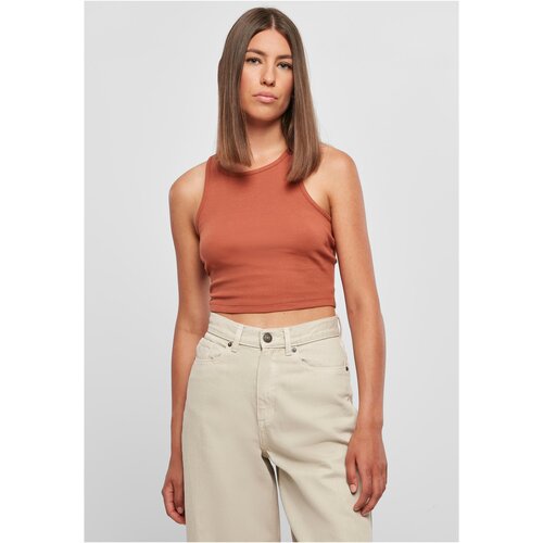 UC Ladies Ladies Cropped Rib Top terracotta Slike