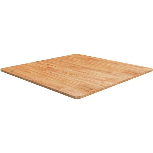  Četvrtasta stolna ploča svjetlosmeđa 80x80x1,5 cm od hrastovine Slike