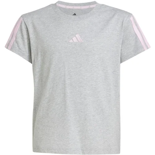 Adidas Dječja kratka majica MAJICA DJE KR JG 3S TEE 160 Siv