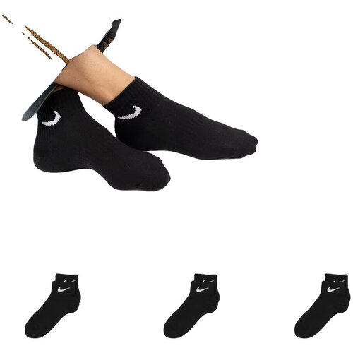 Nike Nogavice Chaussettes everyday lightweight noir Črna Slike