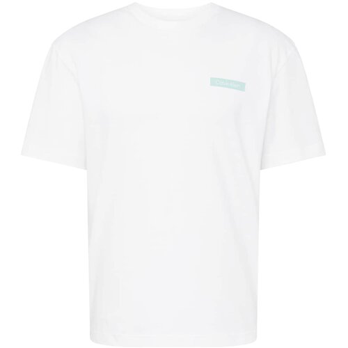 Calvin Klein Majica svetlo modra / bela Slike