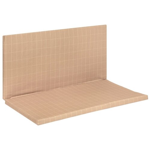 Nobodinoz playground podna prostirka taupe grid Slike