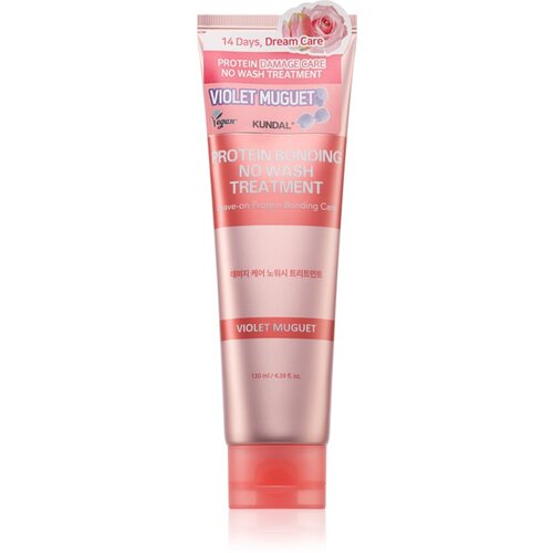 KUNDAL Protein Bonding No Wash Treatment 130ml Violet Muguet Slike
