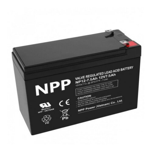 NPP VRLA-GEL LPG akumulator 12V/7,5AH/2KG ( ACCU127.5/Z ) Cene