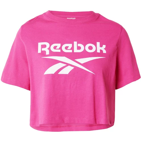 Reebok Tehnička sportska majica 'IDENTITY' roza / bijela