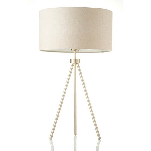  Endon 66986 - Stona lampa TRI 1xE27/40W/230V mesing/bež Slike