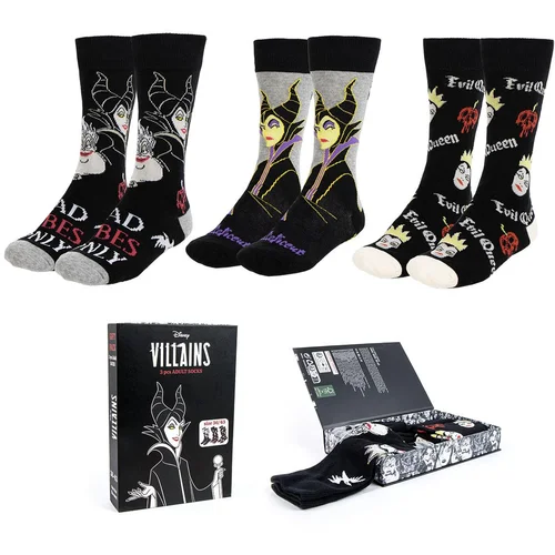 Disney SOCKS PACK 3 PIECES VILLANAS