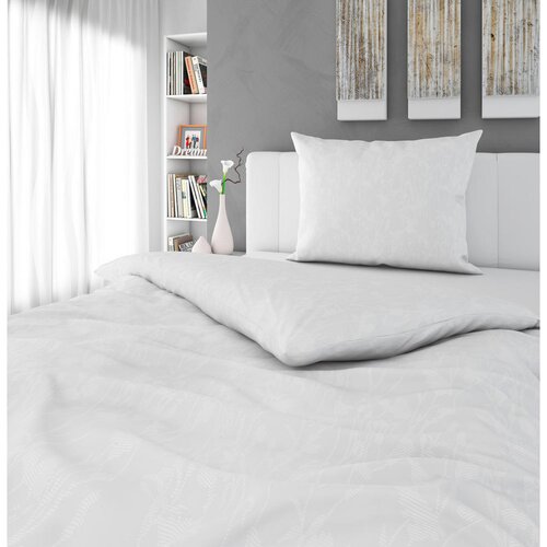 Novel posteljnina 140/200 cm saten bela Slike