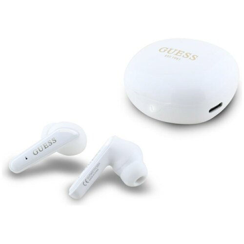 SAS CG MOBILE Bluetooth slusalice AirPhones Guess Flat Classic Logo Electroplated bela Cene