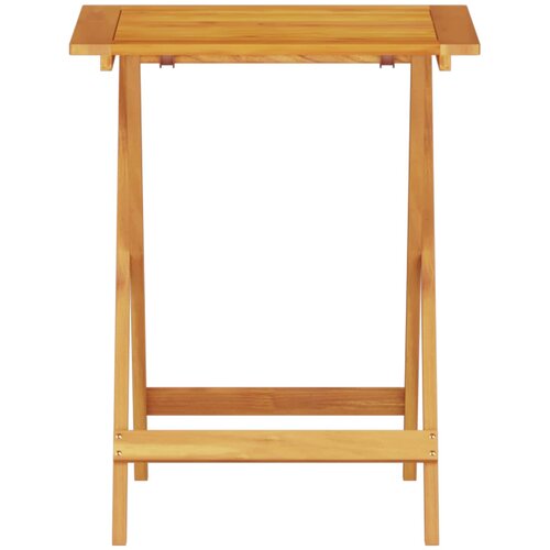  Sklopivi bistro set 3 pcs Smeđa Čvrsto drvo akacije Slike