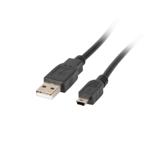 Lanberg USB kabel 2.0 Macho/Mini USB Macho Ferrita 1,8m Negro, (21090787) Cene