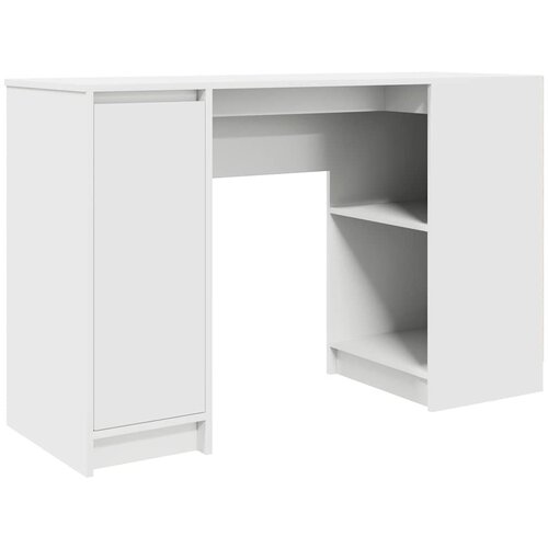 Maison Chic Pisalna miza - pisarniška miza - Računalniška miza bela 120x42x76 cm inženirski les, (21785429) Cene