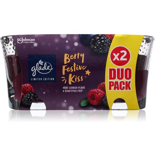Glade Berry Festive Kiss DUO dišeča sveča 2x112 g Cene