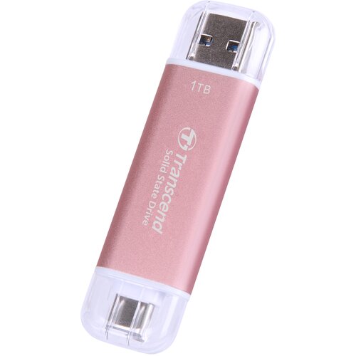 Transcend 1TB, Portable SSD, ESD310P, USB 10Gbps, Type C/A,Pink Cene